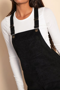 Maeve Overalls - Black Corduroy