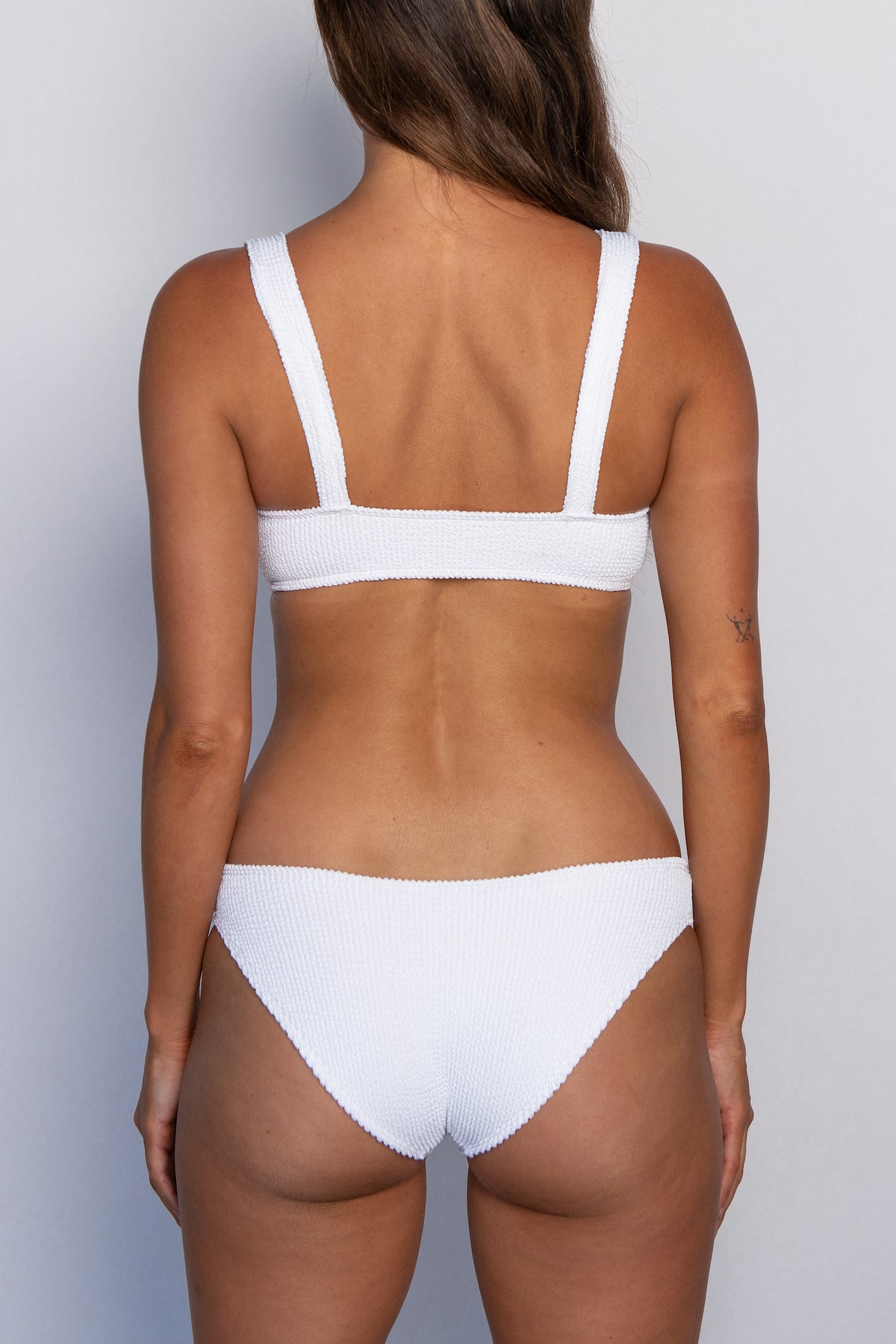 Cheryl Bottom - White Crinkle