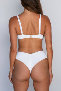 Mandi Bottom - White Crinkle