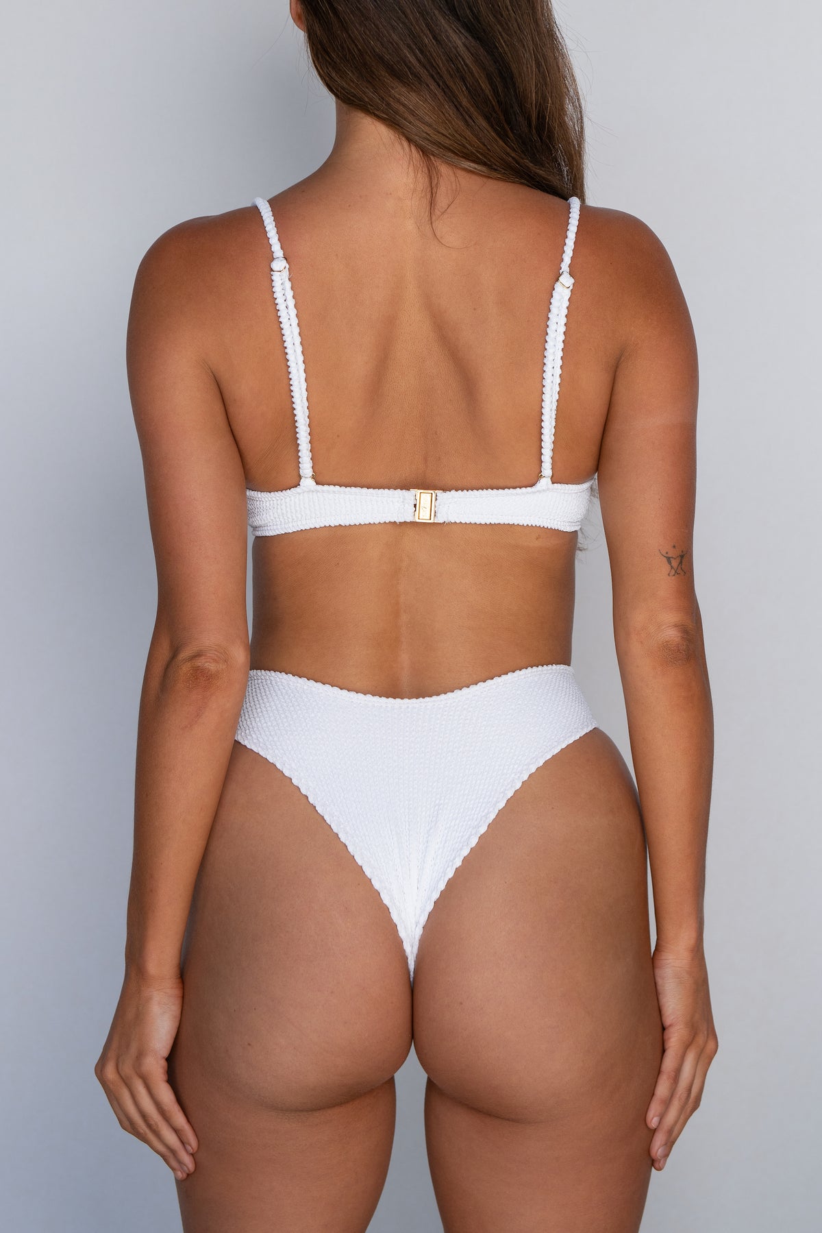 Josie Bottom - White Crinkle