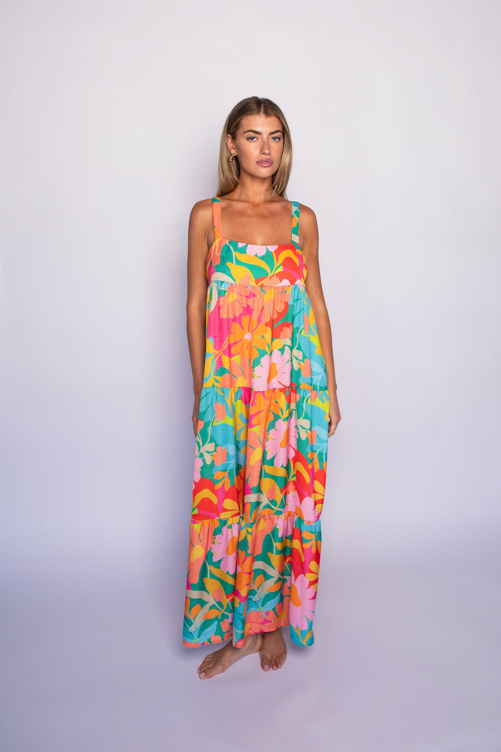 flamingo dress La Flamenca Our cheeky flamingo dress comes with one convenient zipper from chest to hemline Flamingo Fun Flare Print Dress