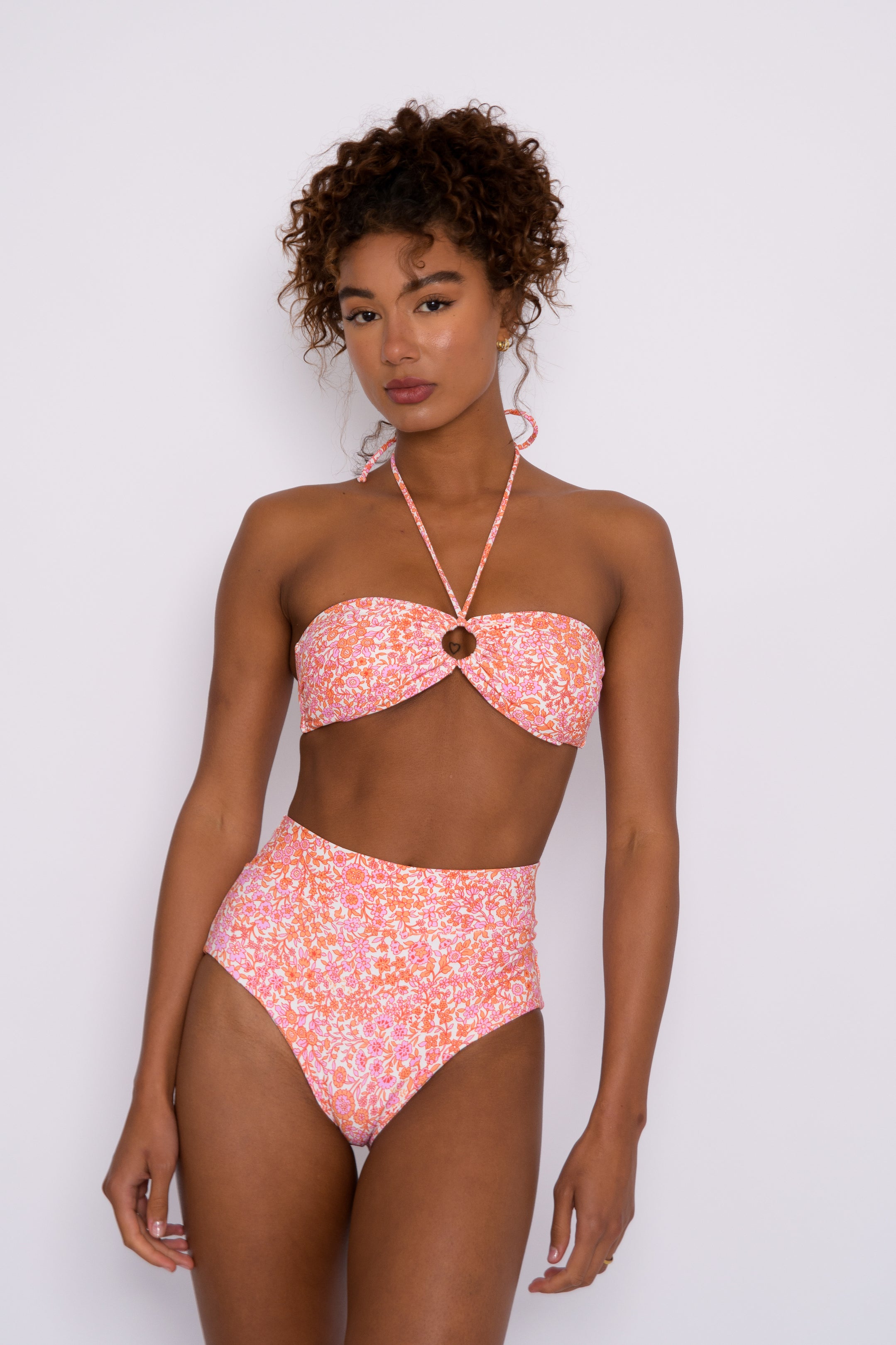 flora bikini top paraiso floral print