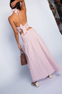 Wren Skirt - Pink Gingham