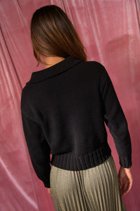 Preppy Sweater - Black