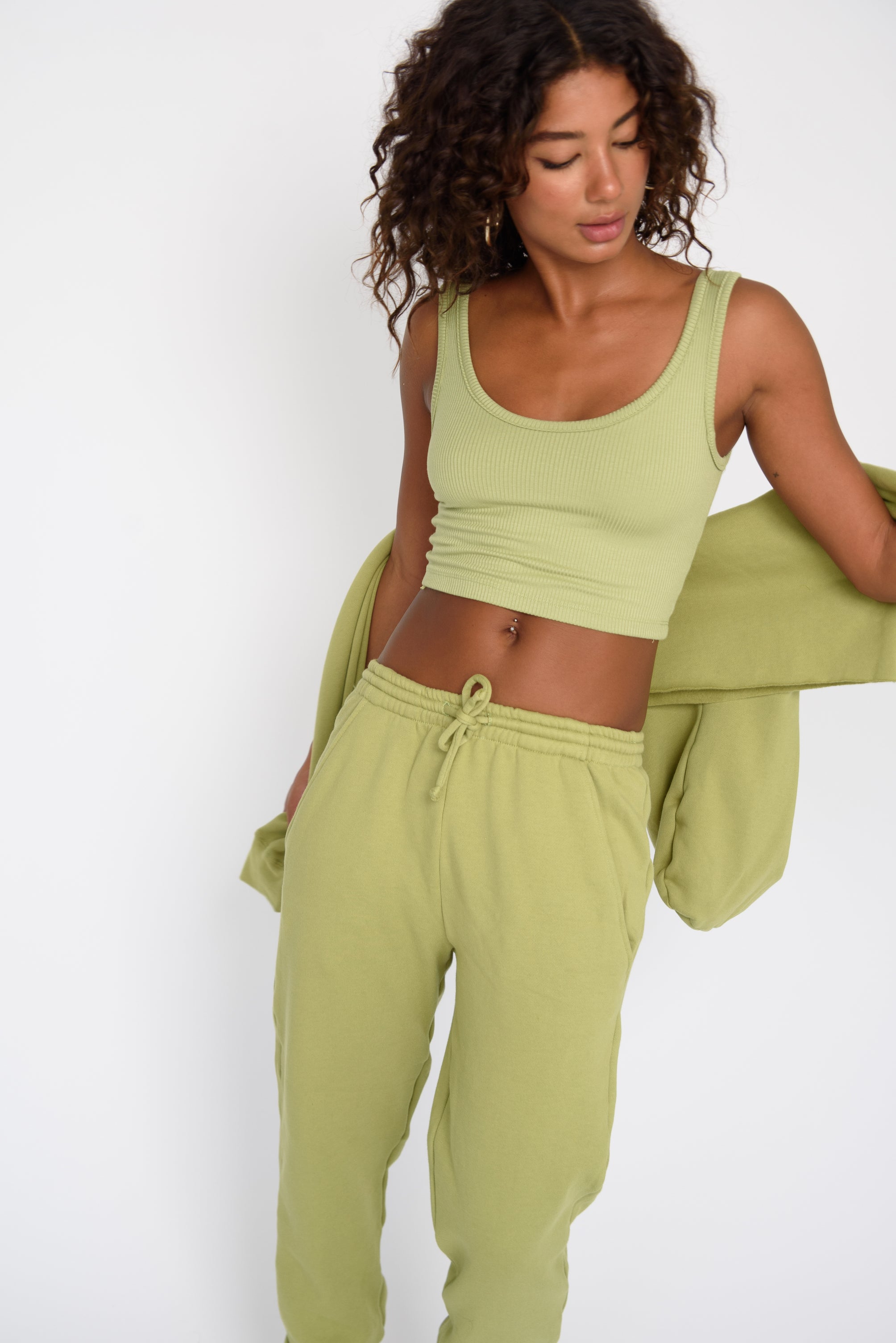 Matcha best sale green sweatpants