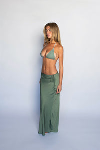 Juliette Skirt Satin - Meadow