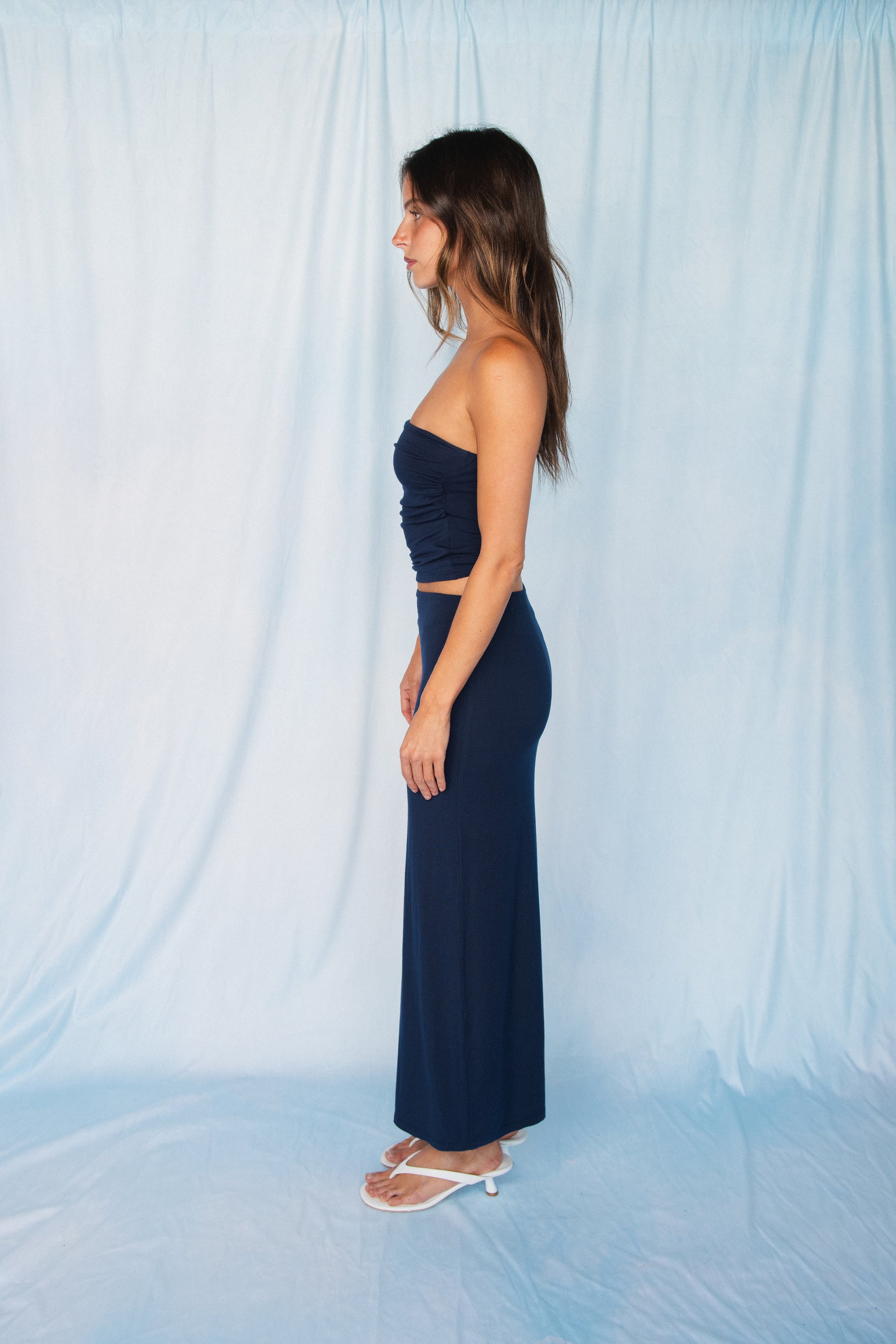 Billie Maxi Skirt Jersey - Twilight