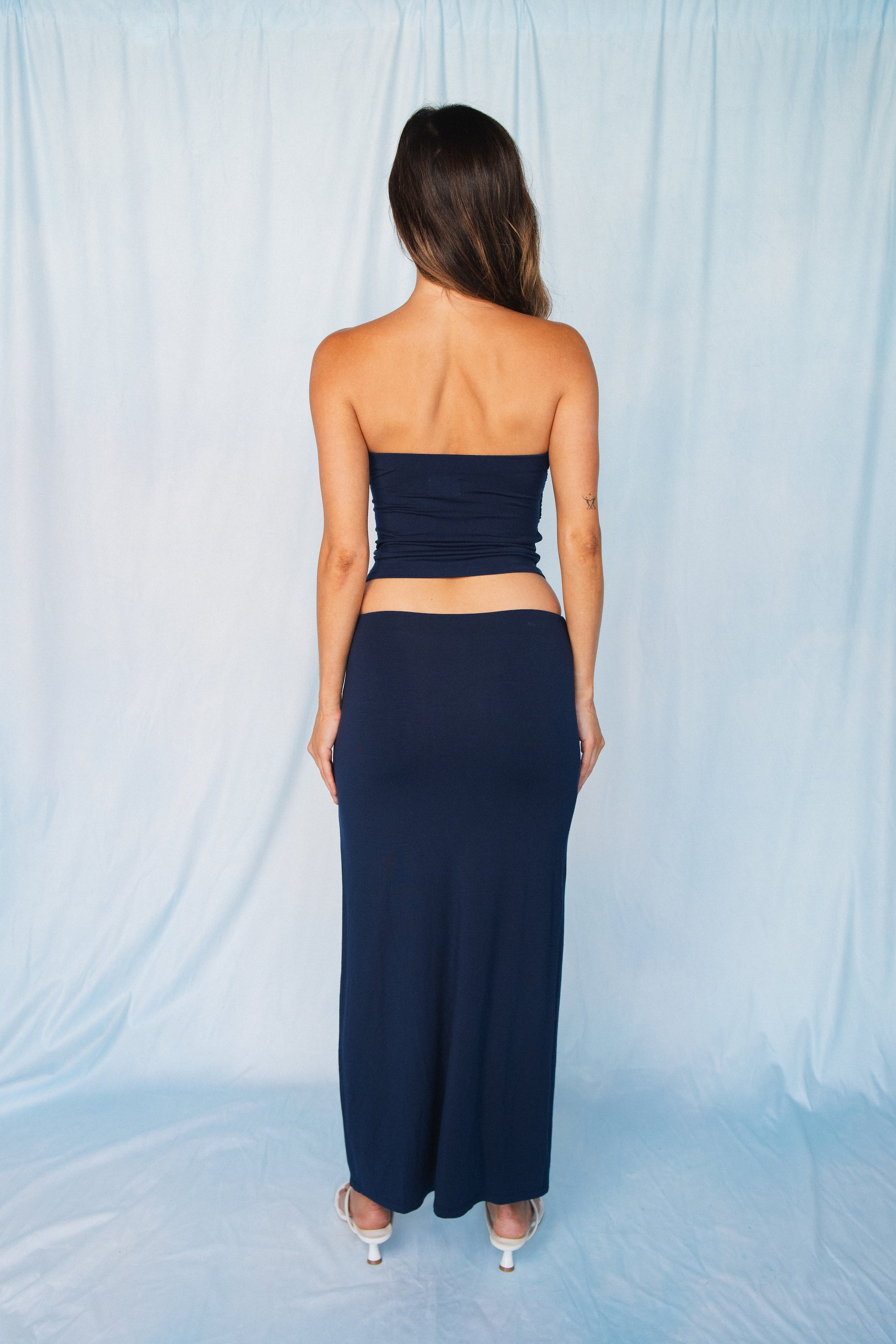 Billie Maxi Skirt Jersey - Twilight