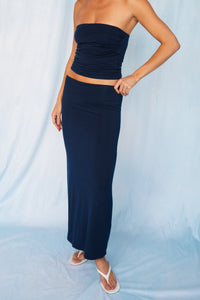 Billie Maxi Skirt Jersey - Twilight