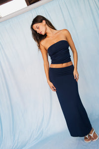 Billie Maxi Skirt Jersey - Twilight