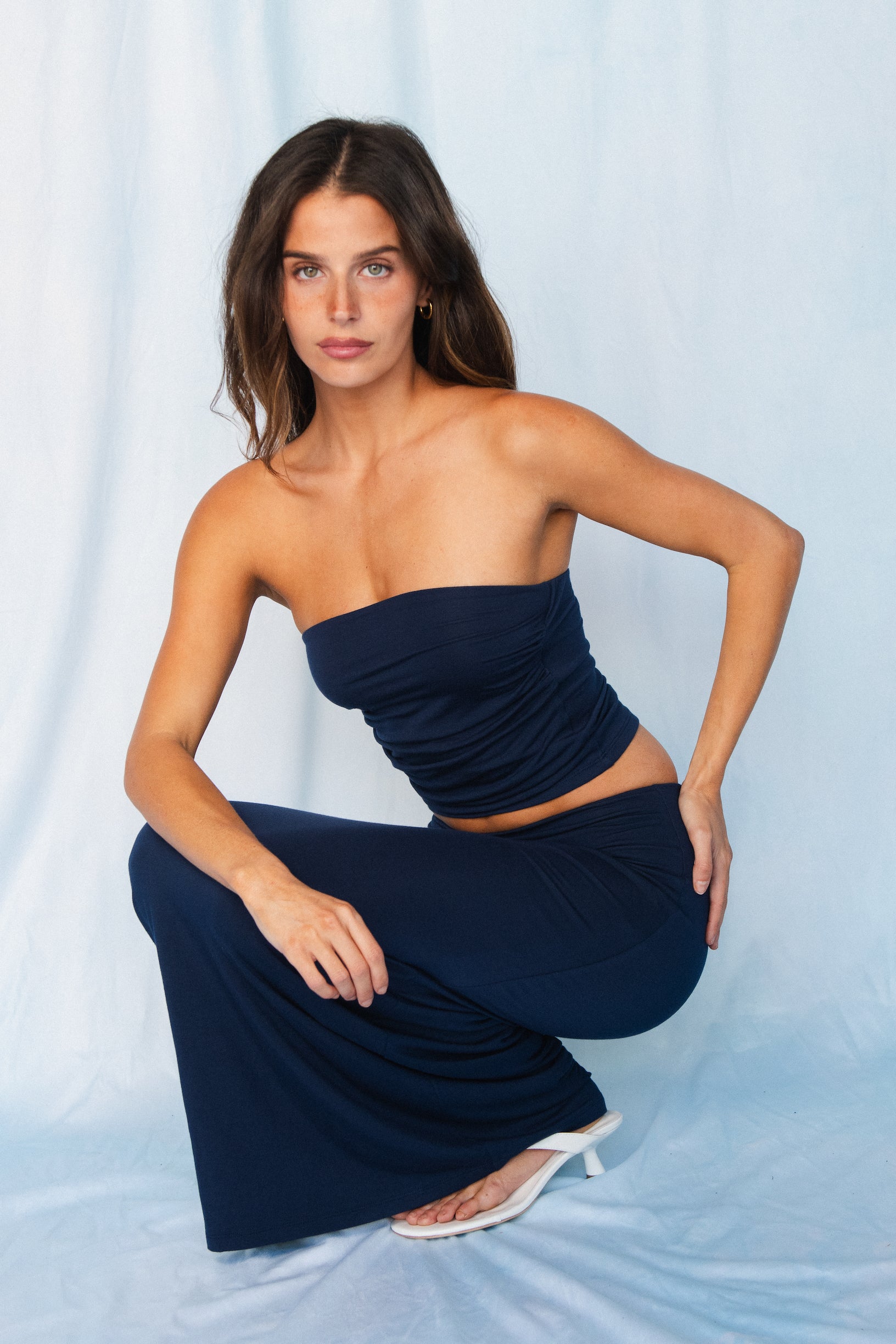 Billie Maxi Skirt Jersey - Twilight