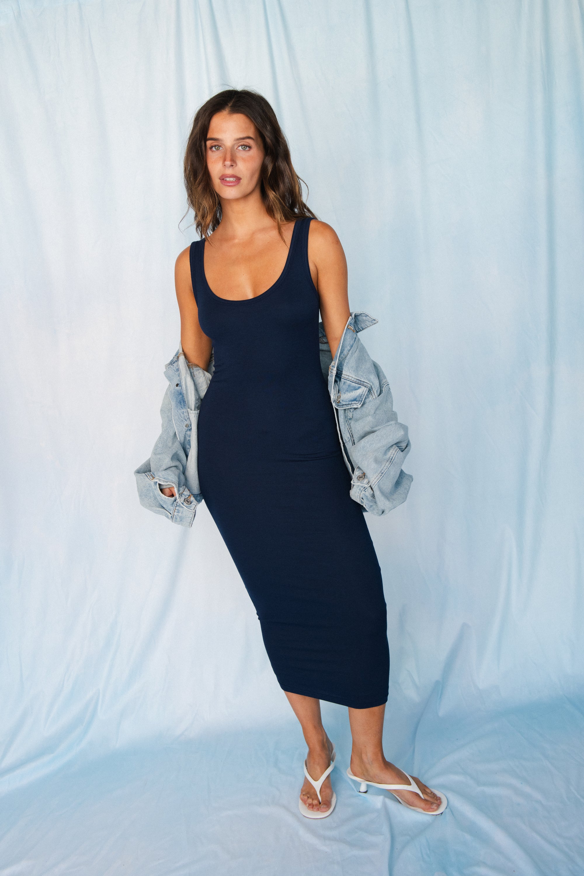 Alex Dress Baby Ribbed - Twilight