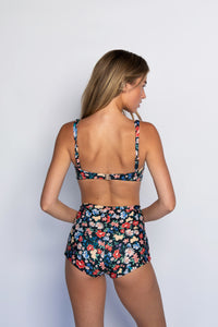 High Waist Bardot Bottom - Prairie