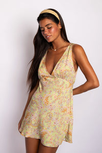 Suki Mini Dress Satin - Sorrento
