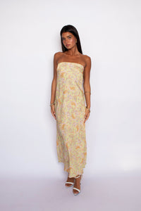 Abby Dress Satin - Sorrento