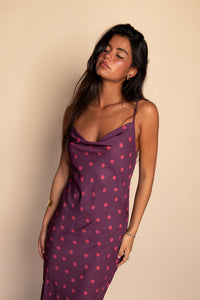 Samantha Maxi Dress Satin - Dottie