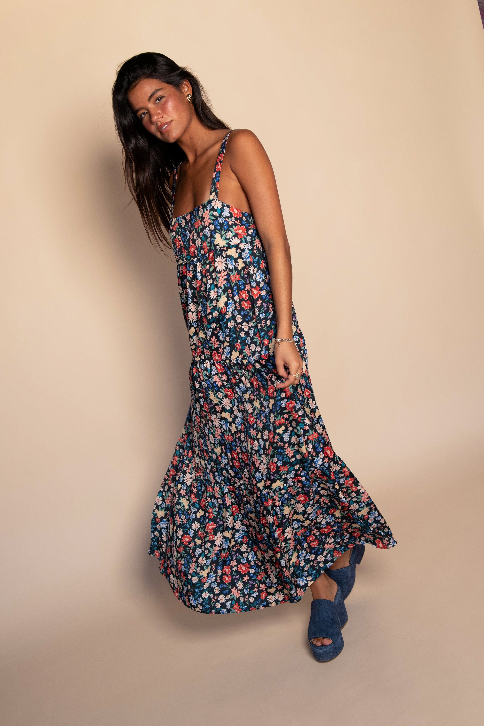 Leo Dress Satin - Prairie