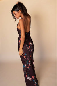 Samantha Maxi Dress Satin - Valley