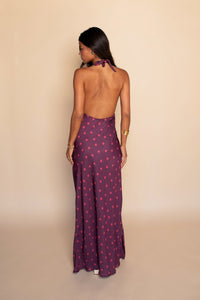 Goldie Maxi Dress Satin - Dottie