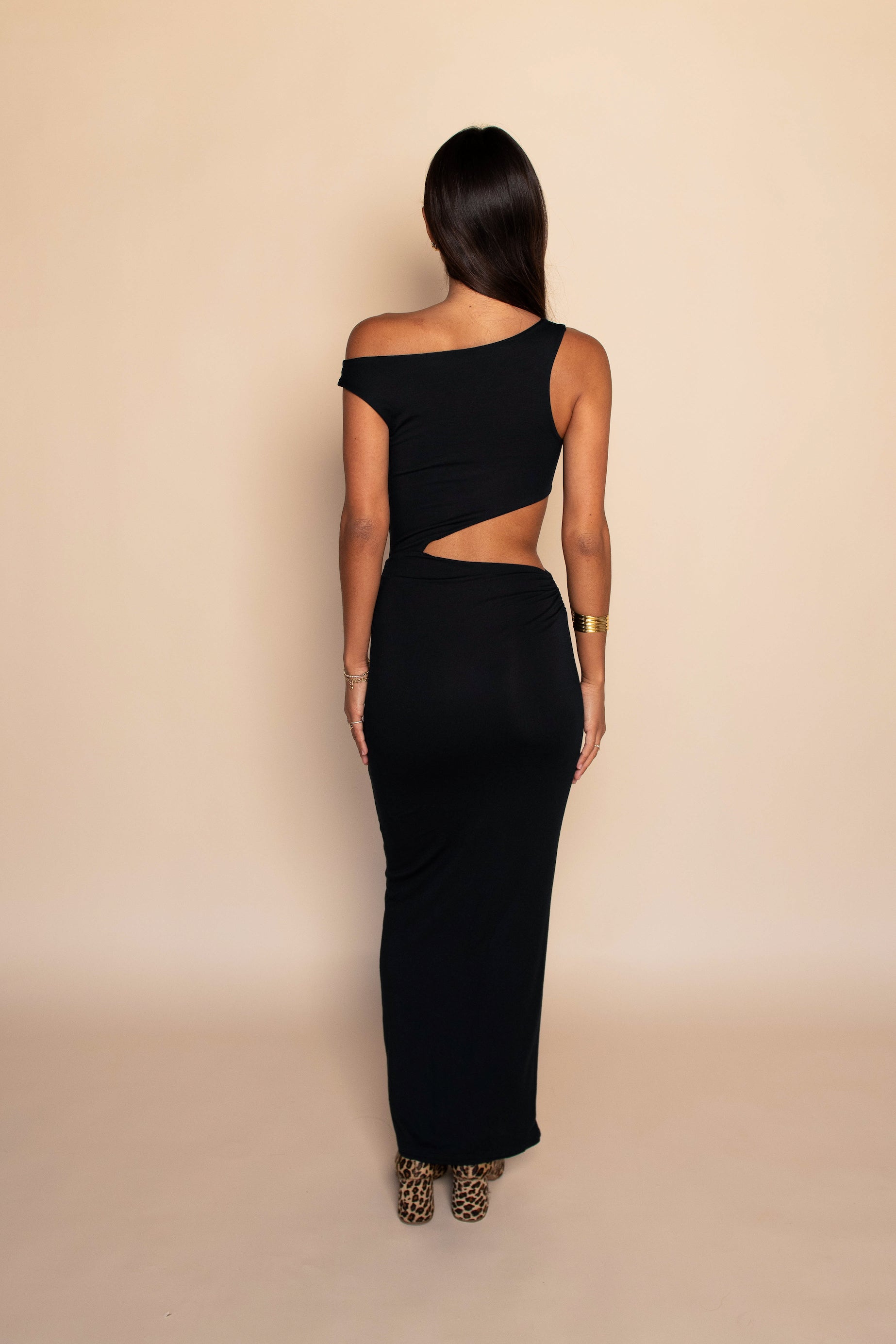 Ida Dress Jersey - Black