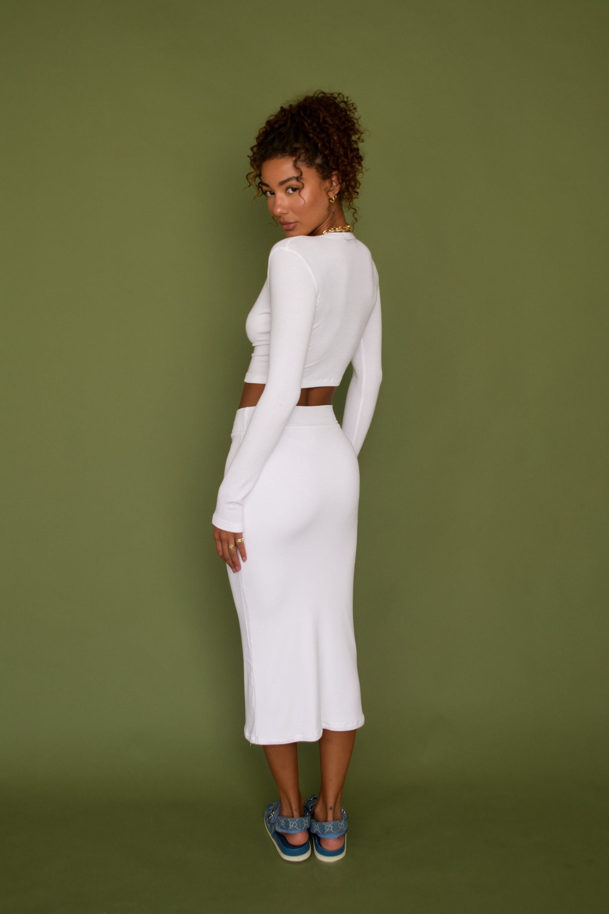 Serena Skirt - White