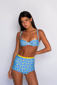 High Waist Bardot Bottom - Chickadee