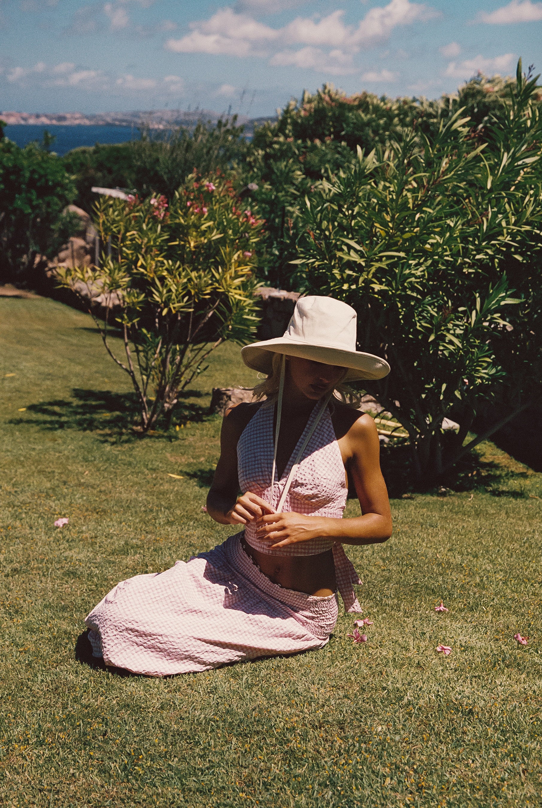 Wren Skirt - Pink Gingham