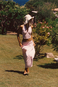 Wren Skirt - Pink Gingham