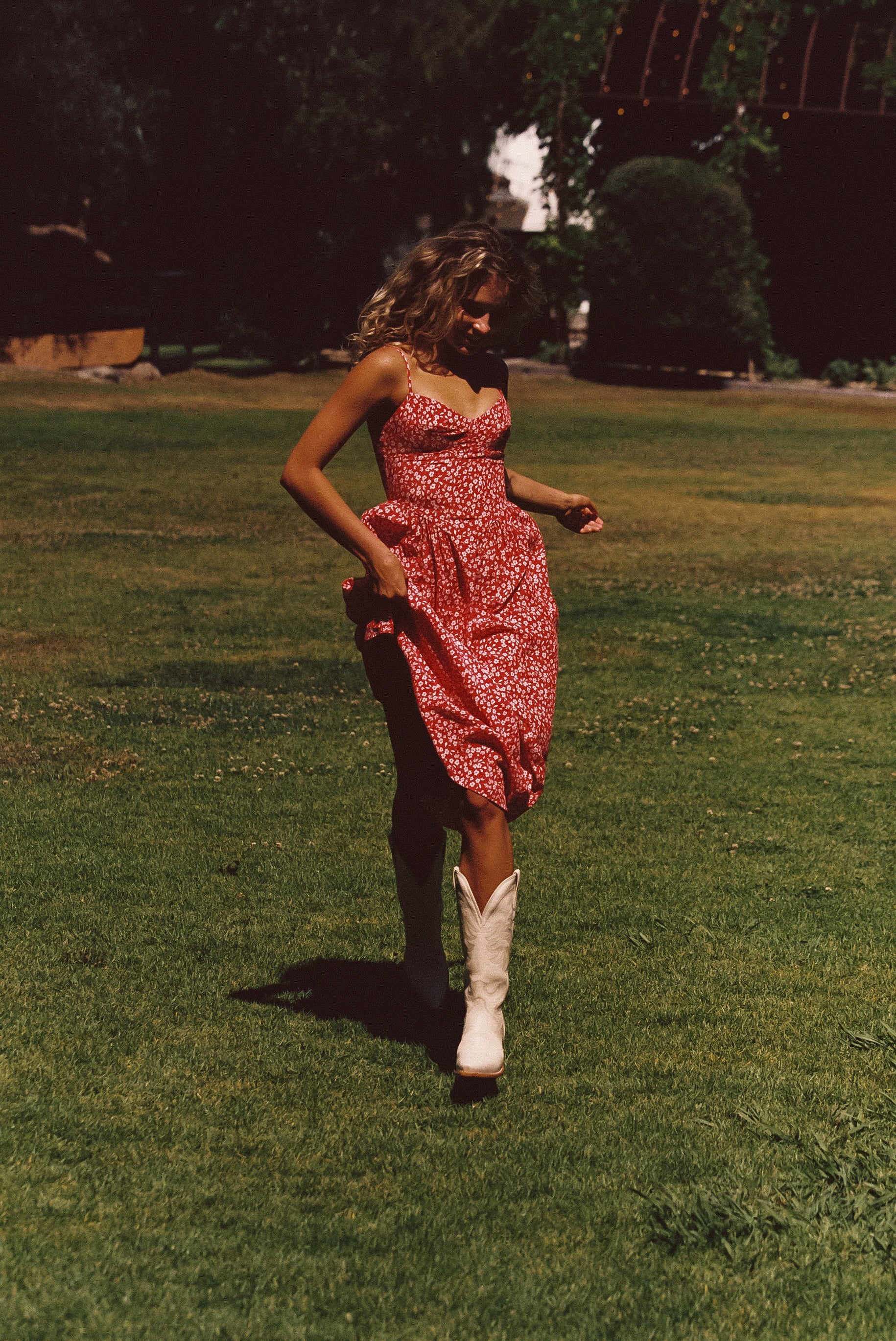 aurora midi dress Aurora Midi Dress in Corvette – SKATIE