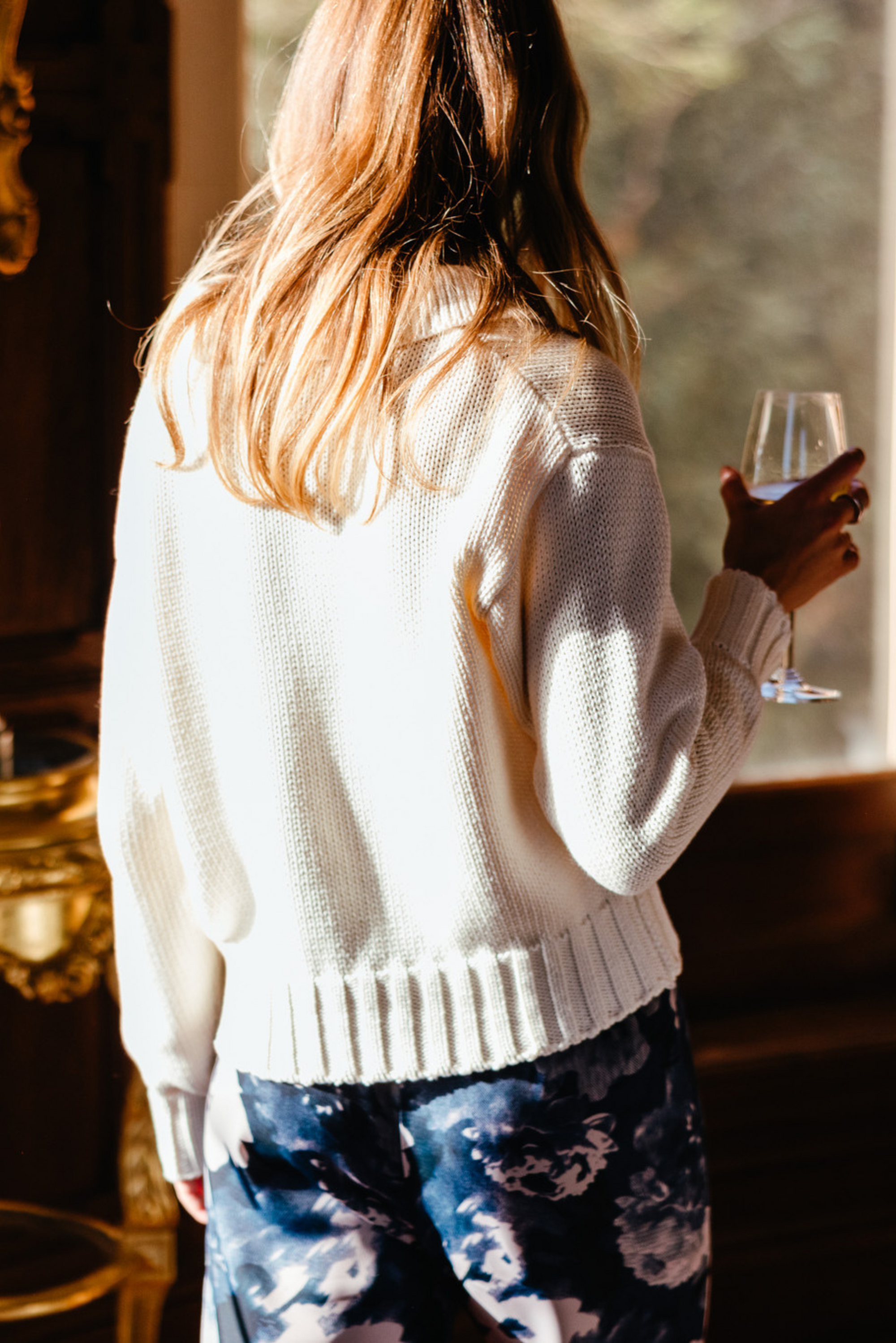 Preppy Sweater - Ivory