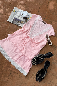 Margaret Top with lace - Blossom