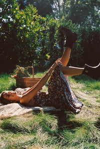 Leo Dress Satin - Prairie