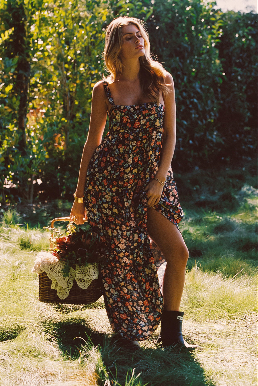 Leo Dress Satin - Prairie