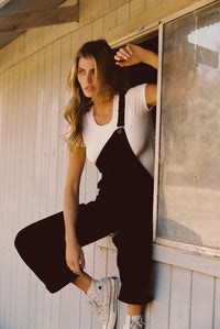 Maeve Overalls - Black Corduroy