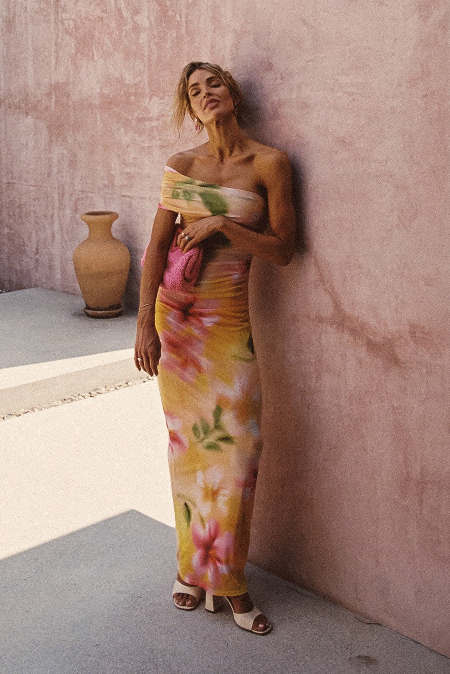 Caroline Maxi Dress - Plumeria