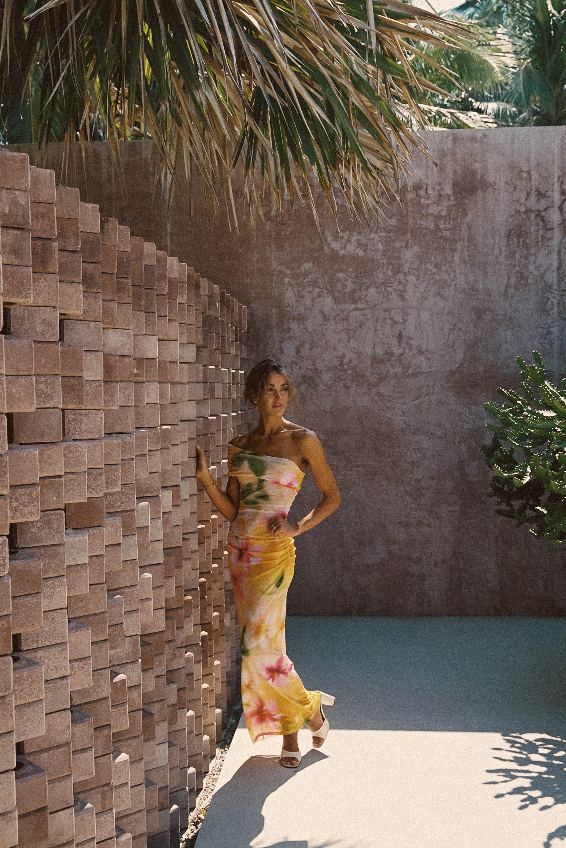 Caroline Maxi Dress - Plumeria