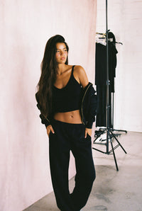 Perfect Tank Baby Ribbed - Black