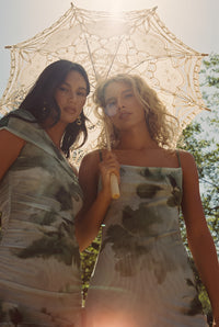 Samantha Maxi Dress Mesh - Sardinia