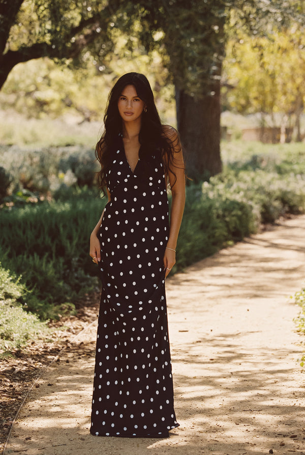 Goldie Maxi Dress Satin - Gidget