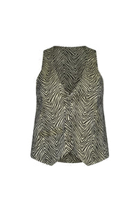 Beau Vest Woven Jacquard - Leon