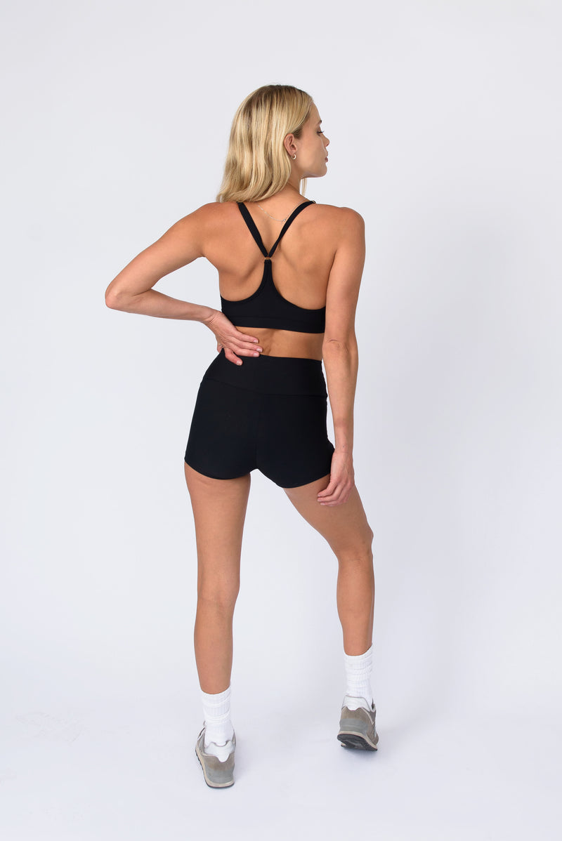 Kiki Booty Short in Black – SKATIE
