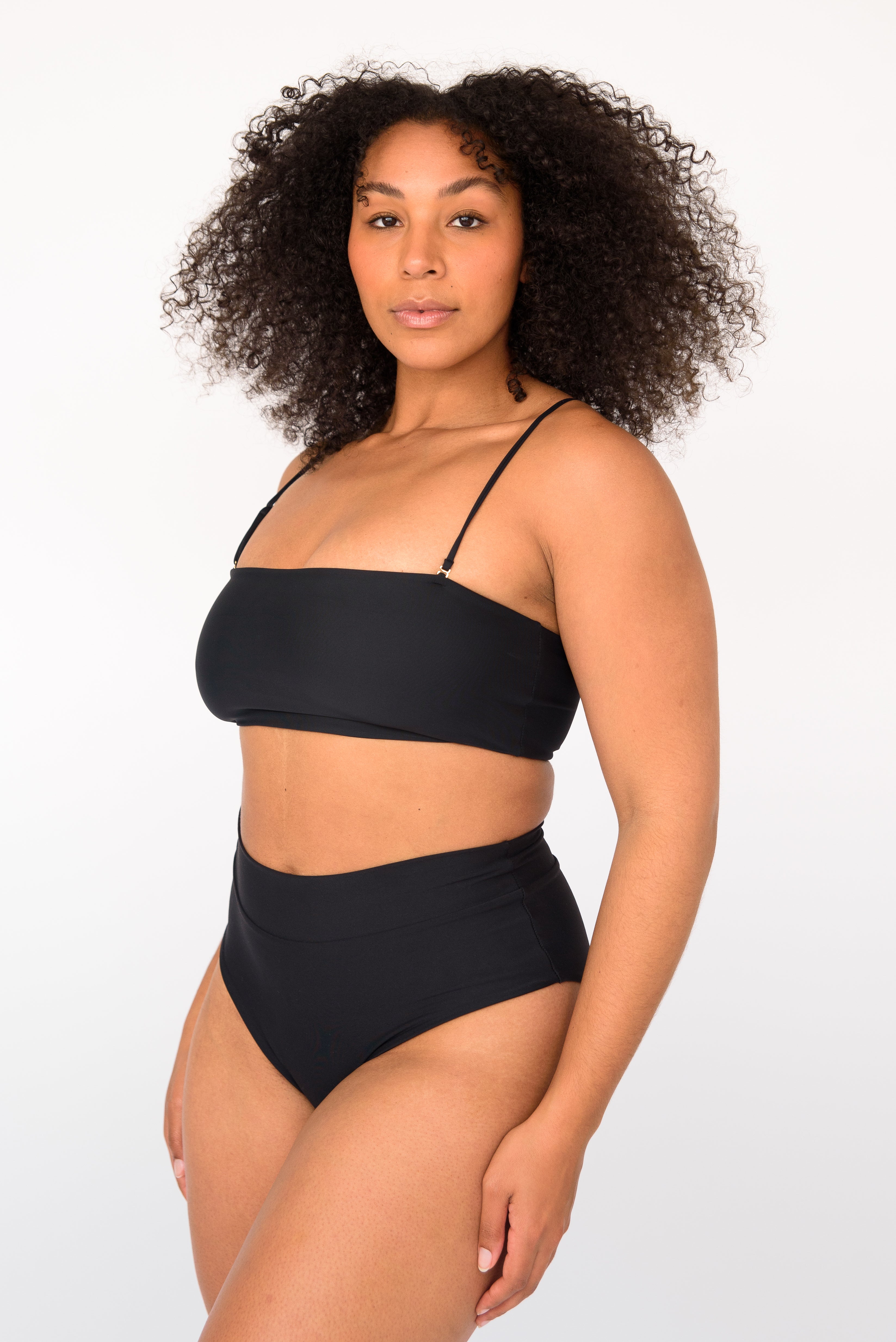 Annie Bikini Top in Black – SKATIE