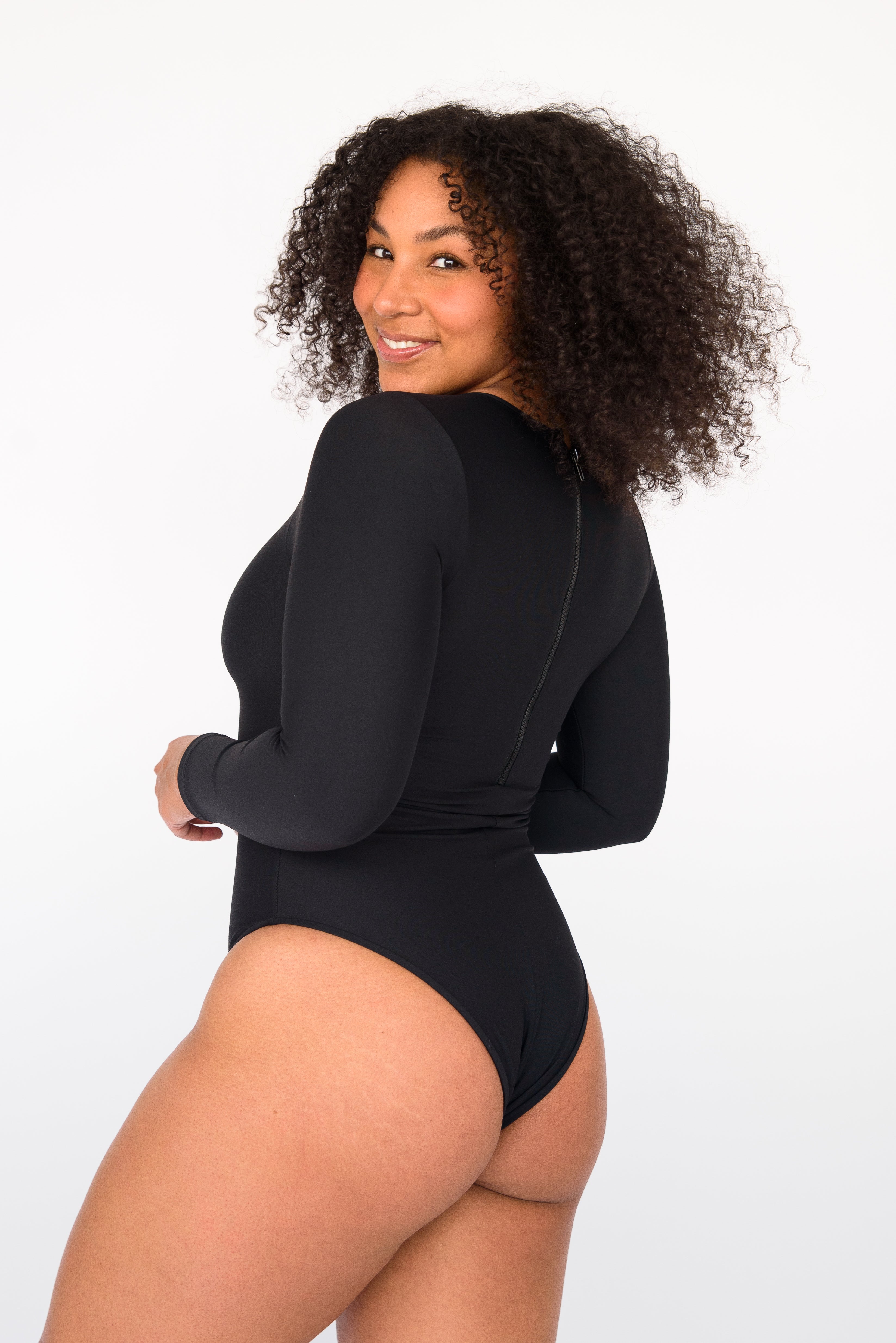 The Sage One Piece Bathing Suit in Black – SKATIE